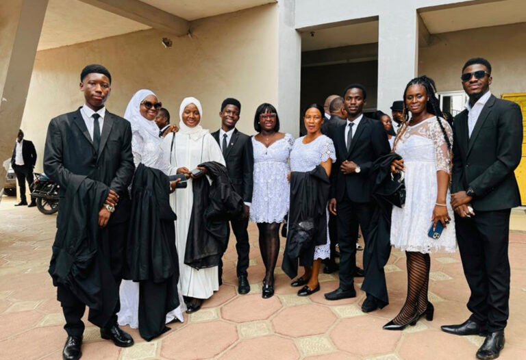 Students Posing
