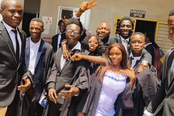 Smiling students